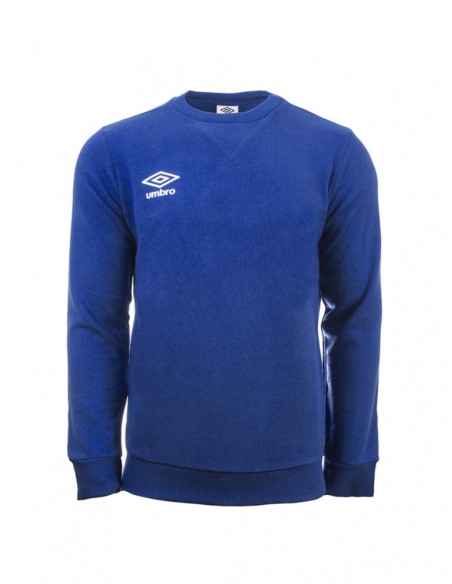 Sudadera Fleece Small Logo Sweat Umbro Hombre Royal / White