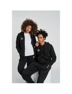 Chaqueta Wardrobe Zip Hoodie Umbro Hombre Negro
