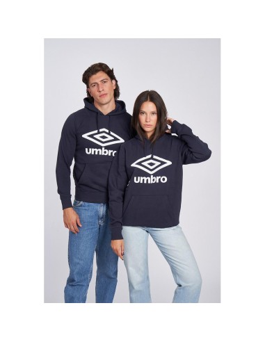 SUDADERA UMBRO UNISEX FLEECE LARGE LOGO OH HOODY DARK NAVY / WHITE