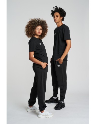 Pantalón Fleece Jogger Umbro Hombre  Black / White