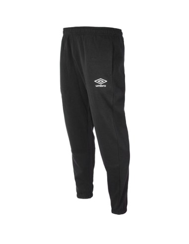 Pantalón Fleece Jogger Umbro Hombre  Black / White