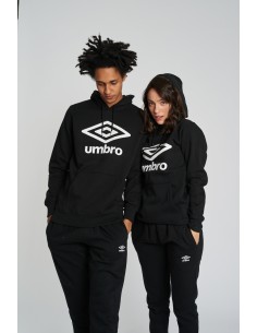 SUDADERA WARDROBE UNISEX LARGE LOGO HOODIE BLACK 2