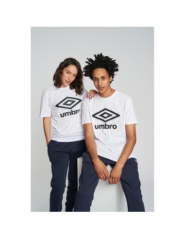 CAMISETA UMBRO LARGE LOGO COTTON TEE BRILLIANT WHITE