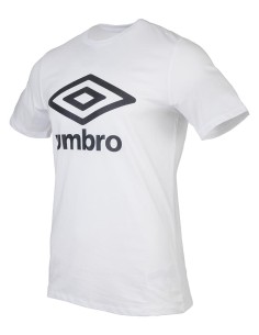 CAMISETA UMBRO LARGE LOGO COTTON TEE BRILLIANT WHITE 2