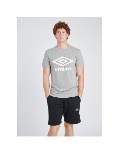 Camiseta Umbro Wardrobe Large Logo Grey / White / Grey