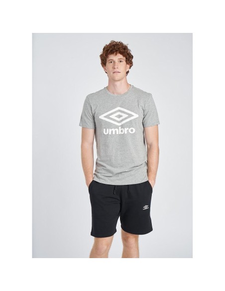 Camiseta Umbro Wardrobe Large Logo Grey / White / Grey