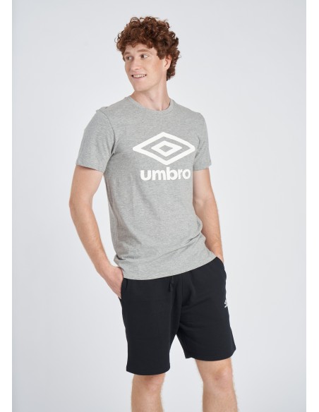 Camiseta Umbro Wardrobe Large Logo Grey / White / Grey