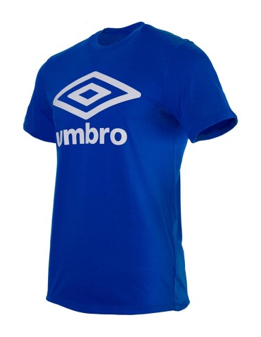 Camiseta Umbro Mujer Wardrobe Large Logo Royal / White