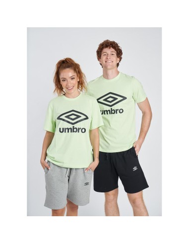 CAMISETA UMBRO MUJER LARGE LOGO COTTON TEE PATINA GREEN