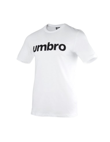 Camiseta Umbro Mujer Linear Logo Graphic White / Black