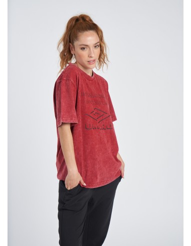 Camiseta Umbro Mujer Large Logo Roja