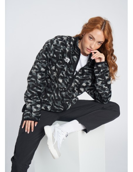 Polar Utility Fleece Jacket Umbro Hombre Negro