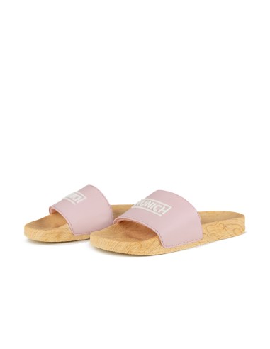 Chancla Munich Flat Slider Rosa