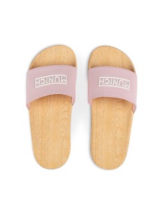 Chancla Munich Flat Slider Rosa 2