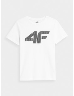 Camiseta 4F Niño Sportstyle Blanca
