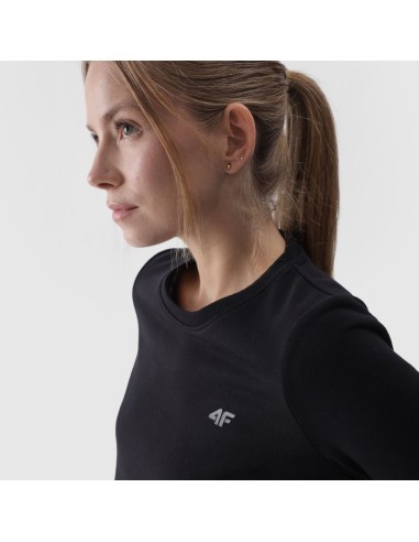 Sudadera 4F Mujer Negra