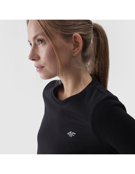Sudadera 4F Mujer Negra