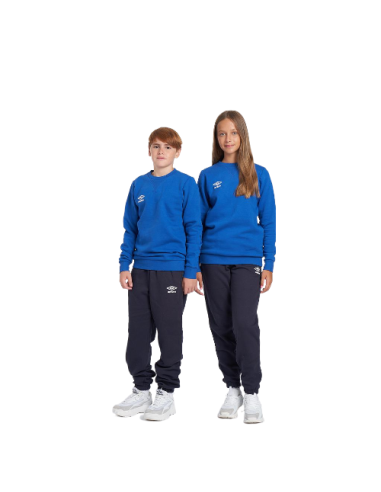 Sudadera Fleece Umbro Junior Royal / White