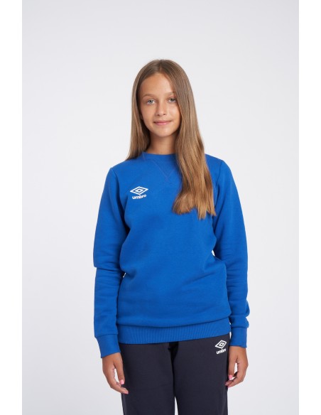 Sudadera Fleece Umbro Junior Royal / White