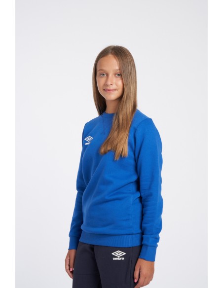 Sudadera Fleece Umbro Junior Royal / White