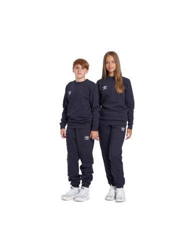 Sudadera Fleece Small Logo Sweat Umbro Junior Dark Navy / White