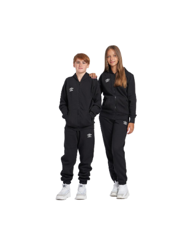 Chaqueta Fleece Zip Through Umbro Junior Black / White