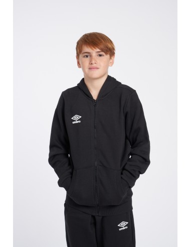 Chaqueta Fleece Zip Through Umbro Junior Black / White