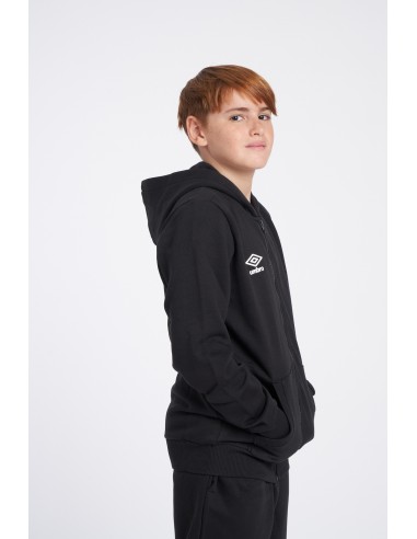 Chaqueta Fleece Zip Through Umbro Junior Black / White