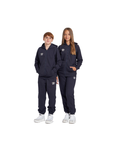 Chaqueta Fleece Zip Through Umbro Junior Dark Navy / White