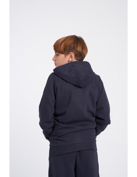 Chaqueta Fleece Zip Through Umbro Junior Dark Navy / White