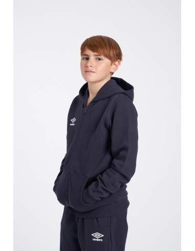 Chaqueta Fleece Zip Through Umbro Junior Dark Navy / White