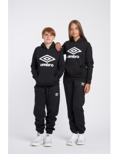 Pantalón Fleece Jogger Umbro Junior Negro 2