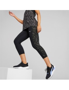 Malla Puma Mujer Train Favorite Negra 2