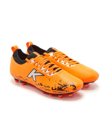 Bota De Fútbol Mg Pulse Kelme Junior Naranja