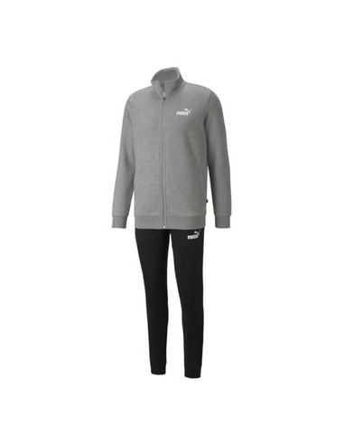 Chándal Puma Clean Sweat Gris