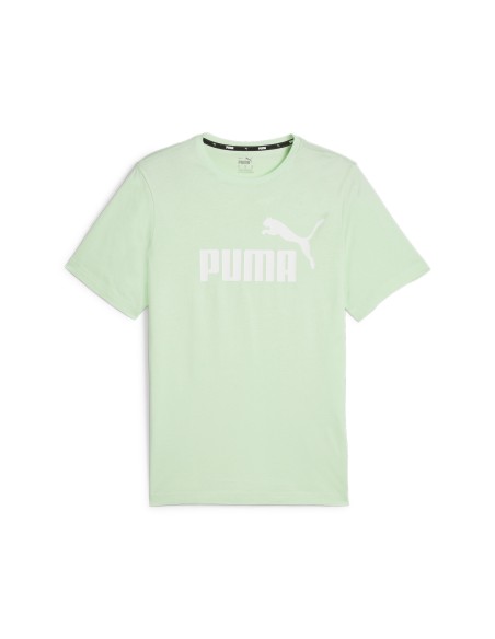 Camiseta Puma Hombre Logo Verde