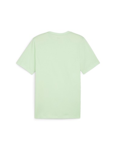Camiseta Puma Hombre Logo Verde