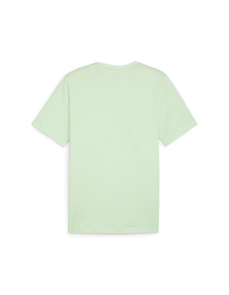 Camiseta Puma Hombre Logo Verde