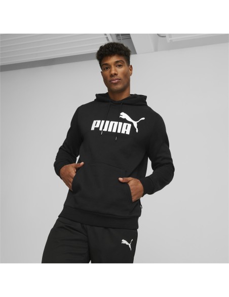 Sudadera Puma Hombre Ess Big Logo Negra