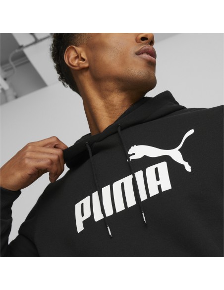 Sudadera Puma Hombre Ess Big Logo Negra