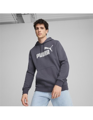 Sudadera Puma Hombre Ess Big Logo Gris