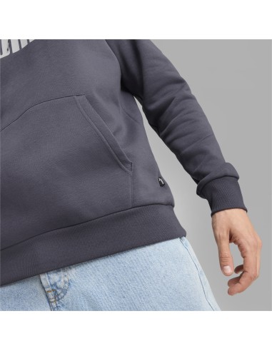 Sudadera Puma Hombre Ess Big Logo Gris