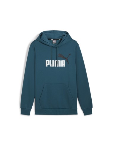 Sudadera Puma Hombre Ess+2 Col Big Logo Verde