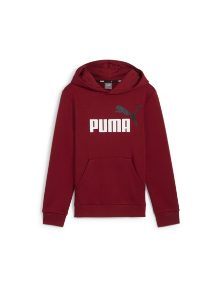 Sudadera Puma Niño ESS+2 Col Big Logo Burdeos