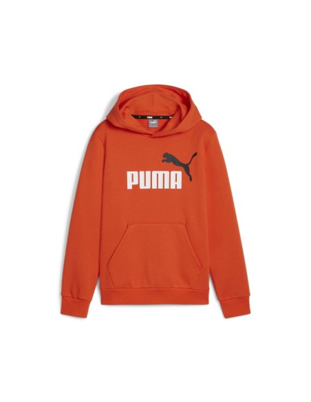 Sudadera Puma Niño Ess+2 Col big Logo Naranja