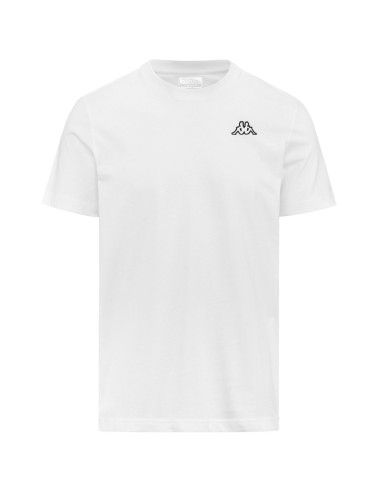 Camiseta Kappa Hombre Cafers Blanca