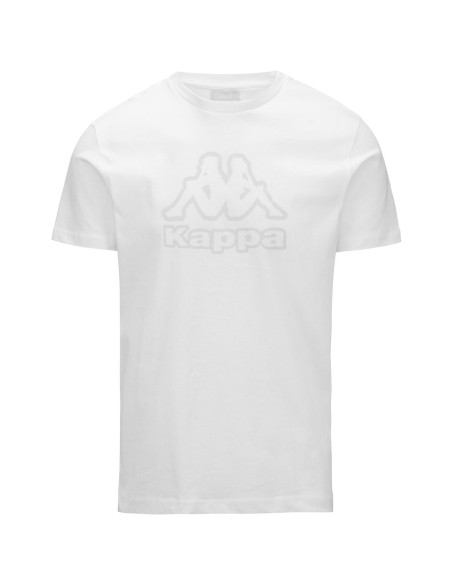 Camiseta Kappa Hombre Cremy Blanca