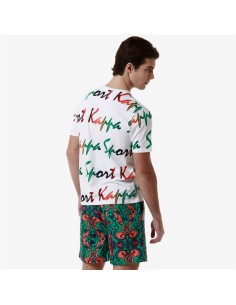 Camiseta Kappa Hombre Forgo Blanca 2