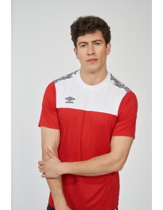 Camiseta Ness Umbro Junior Roja / Blanca 2