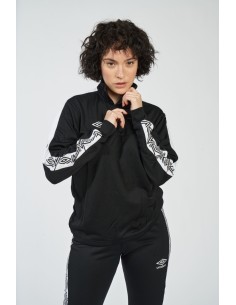 Sudadera Covadonga Umbro Junior Negra / Blanca 2